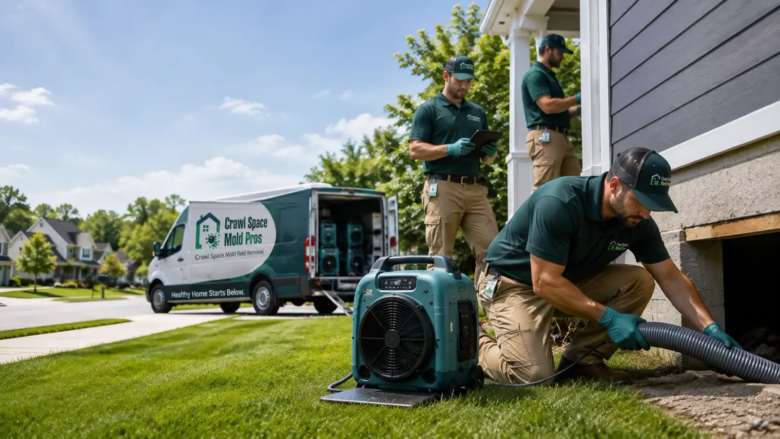 Crawl Space Mold Removal in Dazey, ND
